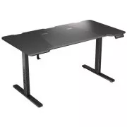 Endorfy herný stôl Atlas L electric / 150cm x 78cm / nosnosť 80 kg / elektricky výškovo nastaviteľný (73-120cm) / čierny