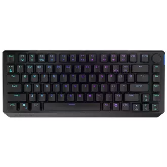 Endorfy herná klávesnica Thock 75% Wireless Red/USB/Red Sw./bezdrôtová/mechanická/US layout/čierna/RGB