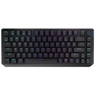 Endorfy herná klávesnica Thock 75% Wireless Black/USB/Black Sw./bezdrôtová/mechanická/US layout/čierna/ARGB