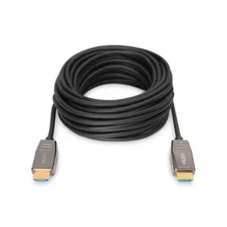 Digitus HDMI AOC hybridný optický kábel, Type AM/M, 10m, UHD 8K @ 60Hz, CE, gold, bl Digitus HDMI AOC hybridný optický kábel, Type AM/M, 10m, UHD 8K @ 60Hz, CE, gold, bl