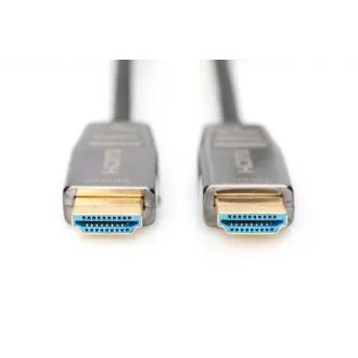 Digitus HDMI AOC hybridný optický kábel, Type AM/M, 10m, UHD 8K @ 60Hz, CE, gold, bl Digitus HDMI AOC hybridný optický kábel, Type AM/M, 10m, UHD 8K @ 60Hz, CE, gold, bl