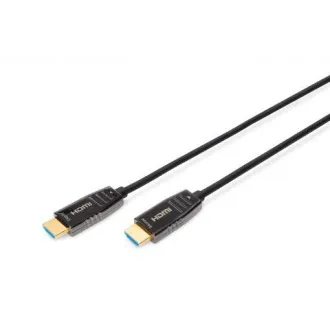 Digitus HDMI AOC hybridný optický kábel, Type AM/M, 10m, UHD 8K @ 60Hz, CE, gold, bl Digitus HDMI AOC hybridný optický kábel, Type AM/M, 10m, UHD 8K @ 60Hz, CE, gold, bl