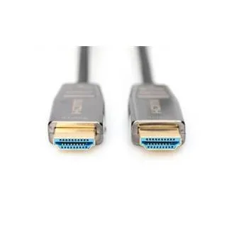 Digitus HDMI AOC hybridný optický kábel, Type AM/M, 10m, UHD 8K @ 60Hz, CE, gold, bl Digitus HDMI AOC hybridný optický kábel, Type AM/M, 10m, UHD 8K @ 60Hz, CE, gold, bl