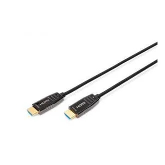 Digitus HDMI AOC hybridný optický kábel, Type AM/M, 10m, UHD 8K @ 60Hz, CE, gold, bl Digitus HDMI AOC hybridný optický kábel, Type AM/M, 10m, UHD 8K @ 60Hz, CE, gold, bl