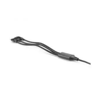 USB nabíjací kábel, 3 v 1, USB A - Lightning+micro B+Type-C 1m, kábel, bavlna, CE, bl USB nabíjací kábel, 3 v 1, USB A - Lightning+micro B+Type-C 1m, kábel, bavlna, CE, bl