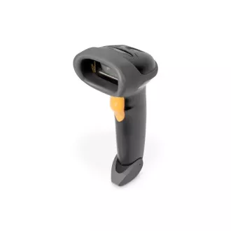 DIGITUS Ručný skener čiarových kódov 2D, kompatibilný s QR kódom, obojsmerný 200 skenov/s, 2 m kábel USB-RJ45, s držiakom DIGITUS Ručný skener čiarových kódov 2D, kompatibilný s QR kódom, obojsmerný 200 skenov/s, 2 m kábel USB-RJ45, s držiakom
