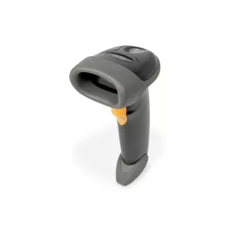 DIGITUS Ručný skener čiarových kódov 2D, napájaný z batérie, kompatibilný s Bluetooth a QR kódom, 200 skenov/s, s držiakom DIGITUS Ručný skener čiarových kódov 2D, napájaný z batérie, kompatibilný s Bluetooth a QR kódom, 200 skenov/s, s držiakom