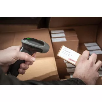 DIGITUS Ručný skener čiarových kódov 2D, napájaný z batérie, kompatibilný s Bluetooth a QR kódom, 200 skenov/s, s držiakom DIGITUS Ručný skener čiarových kódov 2D, napájaný z batérie, kompatibilný s Bluetooth a QR kódom, 200 skenov/s, s držiakom