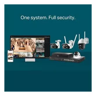 TP-Link VIGI C340(6mm) VIGI 4MPx vonkajšia bullet sieťová kamera s plnofarebným nočným videním