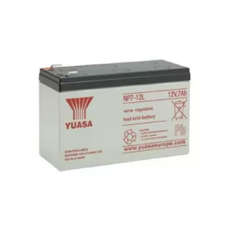 Fukawa YUASA NP7-12L (12V; 7Ah; faston F2-6,3mm; životnosť 5 rokov)