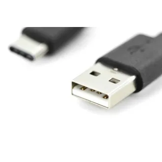 Digitus Pripojovací kábel USB C na A 1,0 m, 3A, 480 MB, verzia 2.0