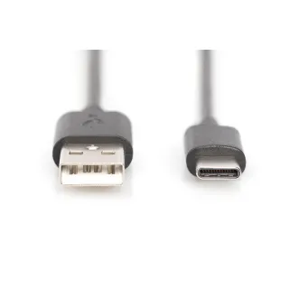 Digitus Pripojovací kábel USB C na A 1,0 m, 3A, 480 MB, verzia 2.0