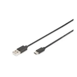 Digitus Pripojovací kábel USB C na A 1,0 m, 3A, 480 MB, verzia 2.0