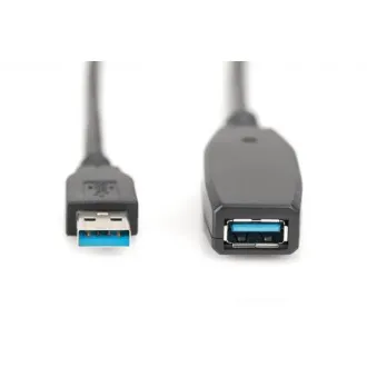 Digitus USB 3.0 aktívny predlžovací kábel dĺžka: 20 m Digitus USB 3.0 aktívny predlžovací kábel dĺžka: 20 m