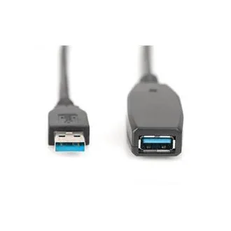 Digitus USB 3.0 aktívny predlžovací kábel dĺžka: 20 m Digitus USB 3.0 aktívny predlžovací kábel dĺžka: 20 m