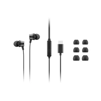 Lenovo slúchadlá USB-C Wired In-Ear Headphones (with inline control)