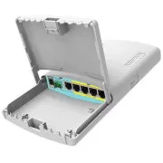 Mikrotik RouterBOARD RB960PGS-PB PowerBox Pro, 5x GLAN (4x PoE-OUT), Outdoor, napr. adaptér, ROS L4, mont.