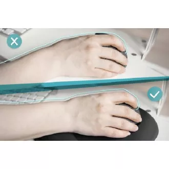 DIGITUS Ergonomická podložka pod myš s opierkou dlane, čierna DIGITUS Ergonomická podložka pod myš s opierkou dlane, čierna
