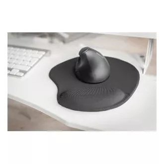 DIGITUS Ergonomická podložka pod myš s opierkou dlane, čierna DIGITUS Ergonomická podložka pod myš s opierkou dlane, čierna