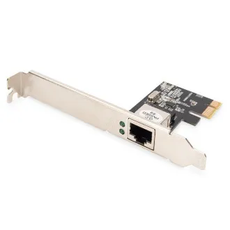 DIGITUS Gigabit Ethernet PCI Express sieťová karta, nízkoprofilový držiak, Realtek RTL8111H