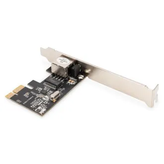 DIGITUS Gigabit Ethernet PCI Express sieťová karta, nízkoprofilový držiak, Realtek RTL8111H