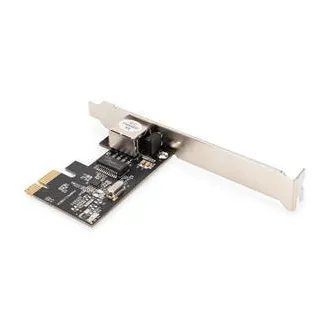 DIGITUS Gigabit Ethernet PCI Express sieťová karta, nízkoprofilový držiak, Realtek RTL8111H