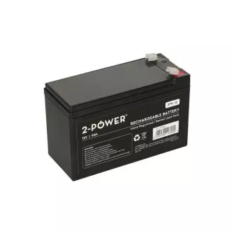 2-Power 2P9-12 12V 9Ah VRLA Batéria F2 ( FASTON 250 ) 2-Power 2P9-12 12V 9Ah VRLA Batéria F2 ( FASTON 250 )