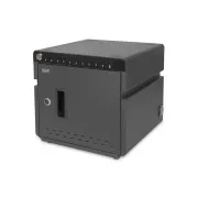 DIGITUS mobilná stolná nabíjacia skrinka pre tablety do 14 palcov, 10 zariadení. UV-C, USB-C ( až 20W na zariadení