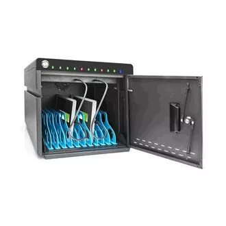 DIGITUS mobilná stolná nabíjacia skrinka pre tablety do 14 palcov, 10 zariadení. UV-C, USB-C ( až 20W na zariadení