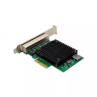 DIGITUS 4 Port RJ45 RTL8125B 2,5 GBits Server NIC
