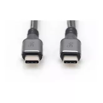DIGITUS Pripojovací kábel USB 4, TypeC na TypeC, AL-Housing PP Braid 4K @ 60Hz, PD3.0, 20Gbits / s, 3m, bl. DIGITUS Pripojovací kábel USB 4, TypeC na TypeC, AL-Housing PP Braid 4K @ 60Hz, PD3.0, 20Gbits / s, 3m, bl.