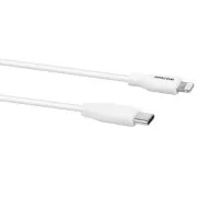 AVACOM MFIC-40W kábel USB-C - Lightning, MFi certifikácia, 40cm, biela