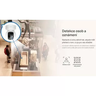 TP-Link Tapo C212 - IP kamera s naklápaním a WiFi, 3MP (2304 x 1296), ONVIF
