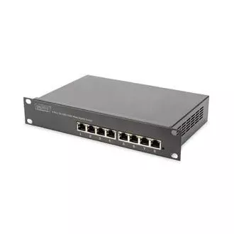DIGITUS Gigabit Ethernet Switch 8-port, 10 palcov, nemanagovaný DIGITUS Gigabit Ethernet Switch 8-port, 10 palcov, nemanagovaný