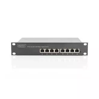 DIGITUS Gigabit Ethernet Switch 8-port, 10 palcov, nemanagovaný DIGITUS Gigabit Ethernet Switch 8-port, 10 palcov, nemanagovaný