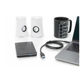 Digitus Pripojovací kábel USB typu C, typ C na AM/M, 1,0 m, všetky funkcie, Gen2, 3A, 10 GB, verzia 3.1, CE, bl