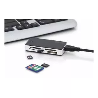 DIGITUS Čítačka kariet USB 3.0 s pripojovacím káblom USB 1m Podpora kariet MS/SD/SDHC/MiniSD/M2/CF/MD/SDXC DIGITUS Čítačka kariet USB 3.0 s pripojovacím káblom USB 1m Podpora kariet MS/SD/SDHC/MiniSD/M2/CF/MD/SDXC