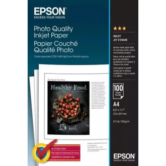EPSON paper A4 - 102g/m2 - 100sheets - photo quality ink jet EPSON paper A4 - 102g/m2 - 100sheets - photo quality ink jet