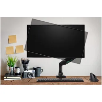 Kensington One-Touch Height Adjustable Single Monitor Arm - Black Kensington One-Touch Height Adjustable Single Monitor Arm - Black