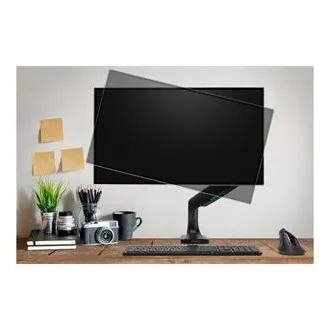 Kensington One-Touch Height Adjustable Single Monitor Arm - Black Kensington One-Touch Height Adjustable Single Monitor Arm - Black