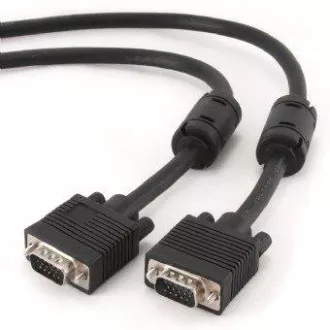 GEMBIRD Kábel prípojný k mon 15M/15M VGA 15m tienený extra, ferrity BLACK GEMBIRD Kábel prípojný k mon 15M/15M VGA 15m tienený extra, ferrity BLACK
