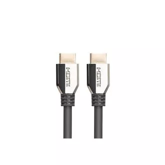 LANBERG Ultra High Speed HDMI 2.1 kábel, 48 Gbps, 8K @ 60Hz, 5K @ 120Hz, dĺžka 1m, čierny, pozlátené konektory
