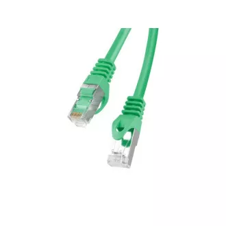 LANBERG Patch kábel CAT.6 FTP 0.25M zelený Fluke Passed