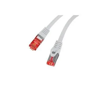 LANBERG Patch kábel CAT 6 S-FTP, AWG 26/7, LSZH, meď, sivý, 0,25m