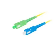 LANBERG optický patch cord SM SC/APC-SC/UPC simplex 2m LSZH G657A1 priemer 3mm, farba žltá