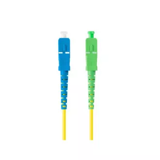 LANBERG optický patch cord SM SC/APC-SC/UPC simplex 5m LSZH G657A1 priemer 3mm, farba žltá LANBERG optický patch cord SM SC/APC-SC/UPC simplex 5m LSZH G657A1 priemer 3mm, farba žltá