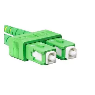 LANBERG optický patch cord SM SC/APC-SC/APC duplex 2m LSZH G657A1 priemer 3mm, farba žltá