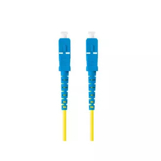 LANBERG optický patch cord SM SC/UPC-SC/UPC simplex 5m LSZH G657A1 priemer 3mm, farba žltá