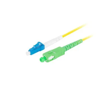 LANBERG optický patch cord SM LC/UPC-SC/APC simplex 2m LSZH G657A1 priemer 3mm, farba žltá LANBERG optický patch cord SM LC/UPC-SC/APC simplex 2m LSZH G657A1 priemer 3mm, farba žltá