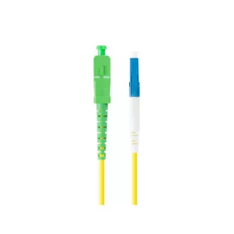 LANBERG optický patch cord SM LC/UPC-SC/APC simplex 5m LSZH G657A1 priemer 3mm, farba žltá LANBERG optický patch cord SM LC/UPC-SC/APC simplex 5m LSZH G657A1 priemer 3mm, farba žltá